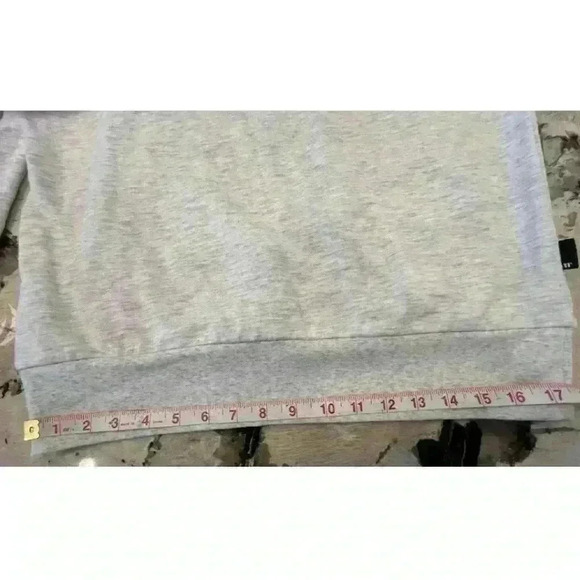 11 Degrees (UK) Charcoal/Snow Marl Pullover Hoodie Hooded Sweatshirt Size M - Picture 5 of 9